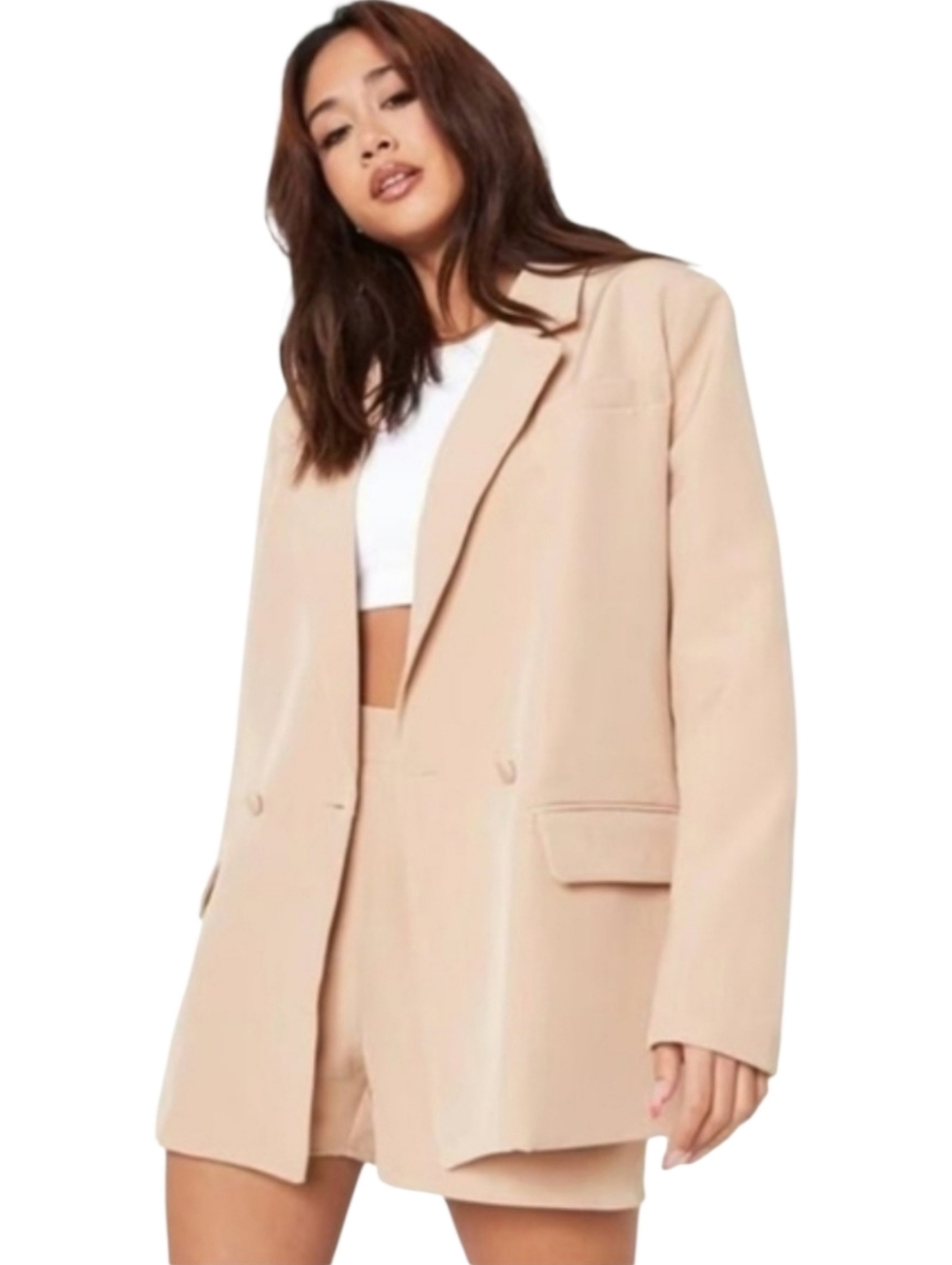 Missguided Tall Double Breasted Blazer